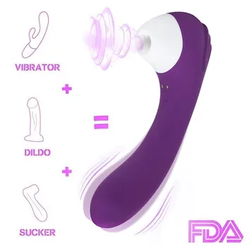 Klitorio Čiulpti Vibratorius - Clit Sucker su 7 Dažniai| Vandeniui Spenelių Stimuliatorius| Oralinio Sekso Simuliatorius Sekso Žaislas Moterims